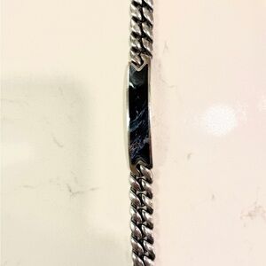 David Yurman Silver and Black Men's Bracelet